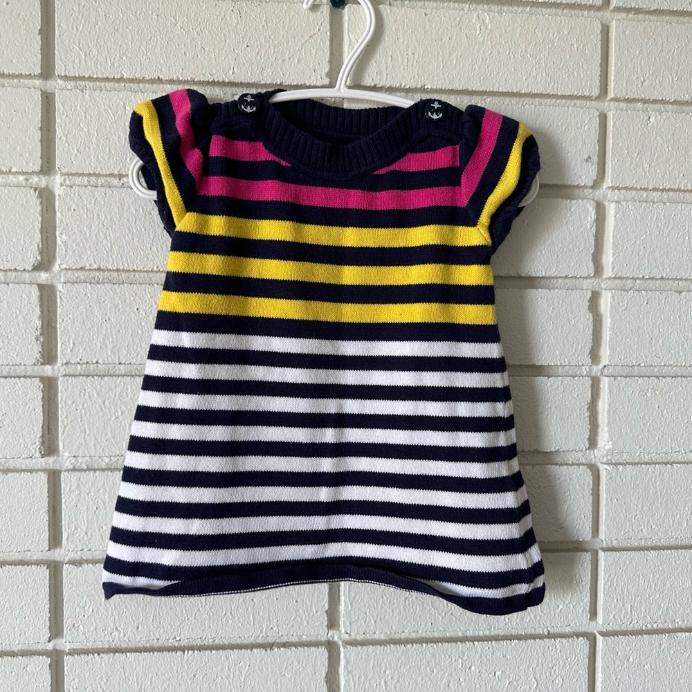 Place sweater Multicoloured striped dress